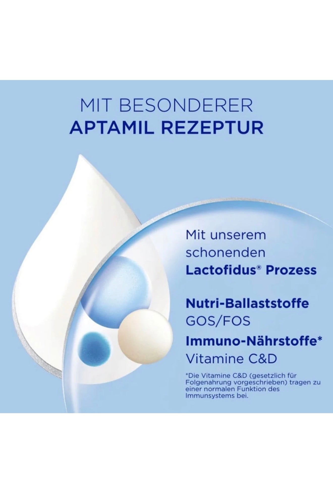 Aptamil 2 Folgemilch (ab dem 6. Monat) – Deutsche Original-Babynahrung 800 g